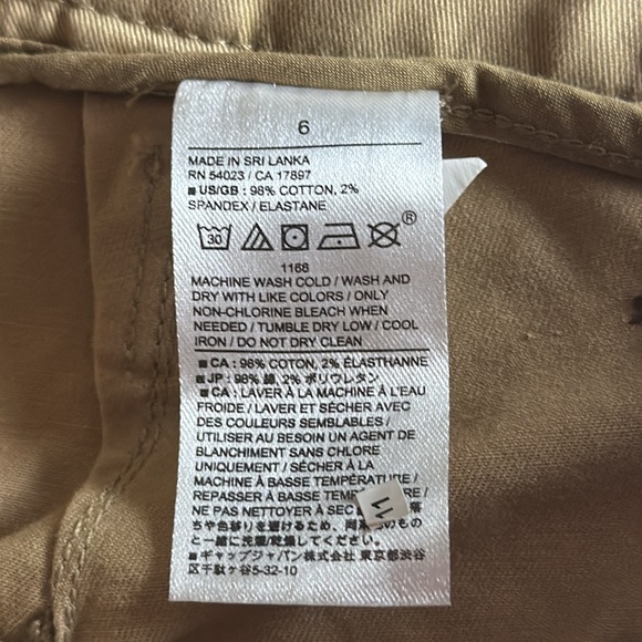 BANANA REPUBLIC FACTORY Authentic Chino Barrel Pant 6 - Picture 7 of 7